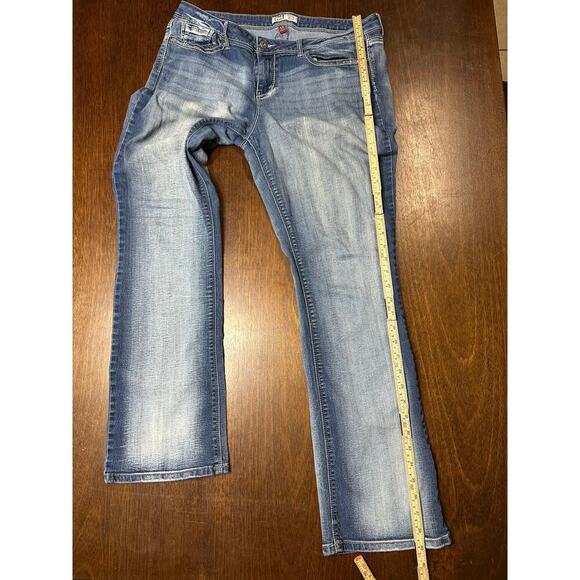 Lei Ashely Low Rise Slim Boot Cut Jeans Women 15 VTG Y2K 2000s Grunge Western - Picture 8 of 9